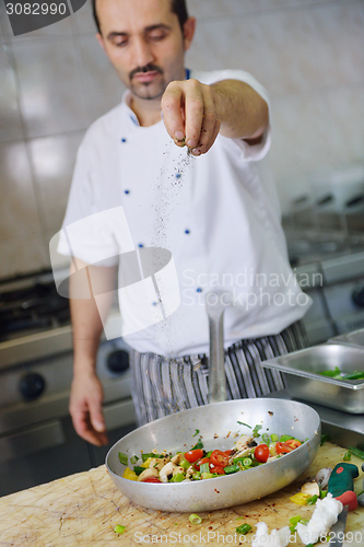 Image of chef preparing food