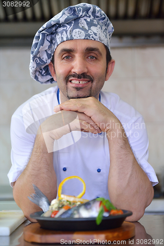 Image of chef preparing food