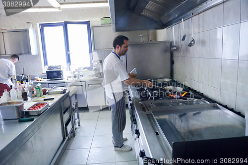 Image of chef preparing food