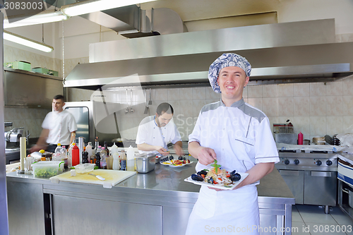 Image of chef preparing food