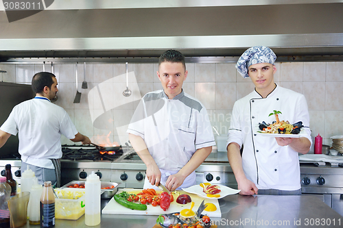 Image of chef preparing food