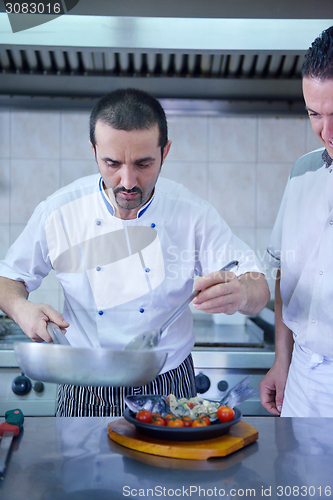 Image of chef preparing food