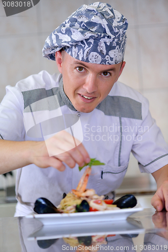 Image of chef preparing food