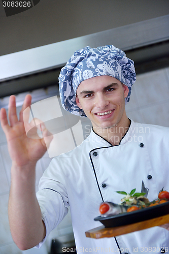 Image of chef preparing food