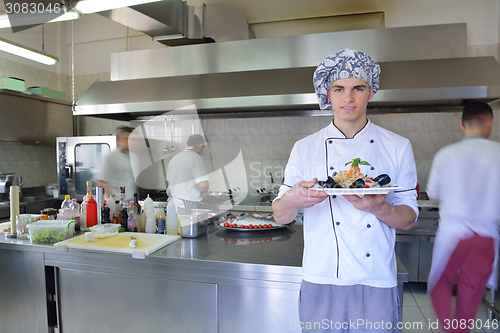 Image of chef preparing food