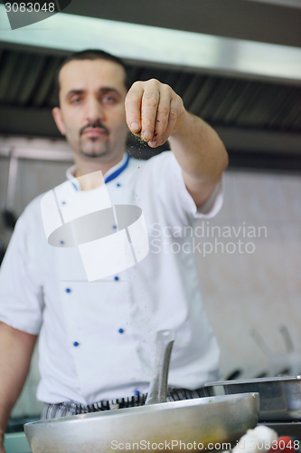 Image of chef preparing food