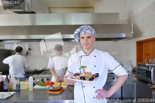 Image of chef preparing food