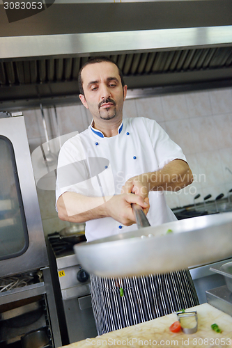 Image of chef preparing food