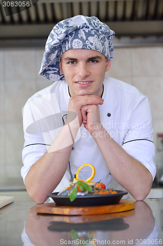 Image of chef preparing food