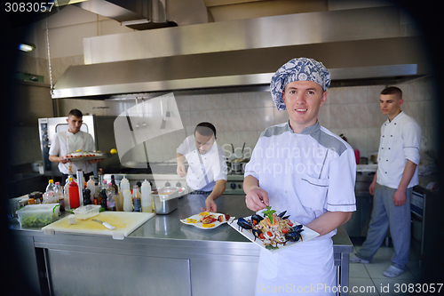 Image of chef preparing food