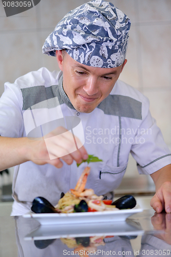 Image of chef preparing food