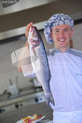 Image of chef preparing food