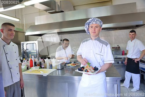 Image of chef preparing food