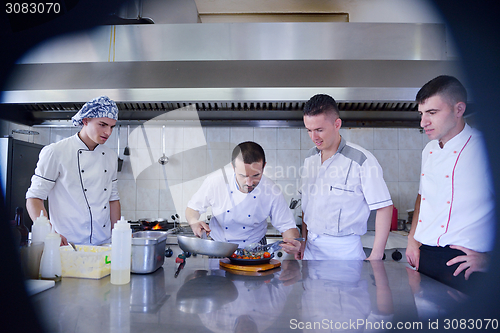 Image of chef preparing food