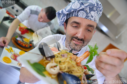 Image of chef preparing food