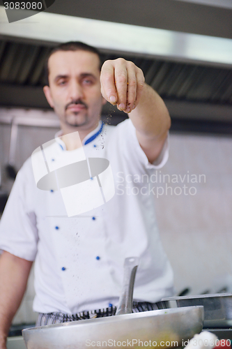 Image of chef preparing food