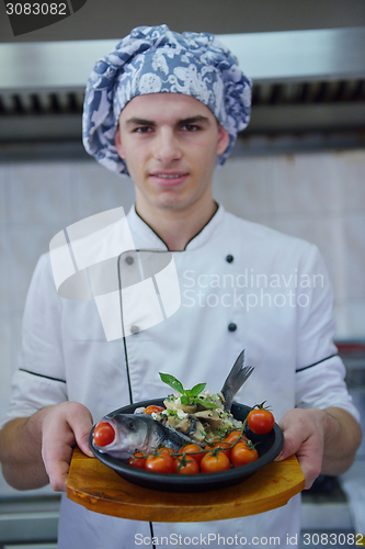 Image of chef preparing food