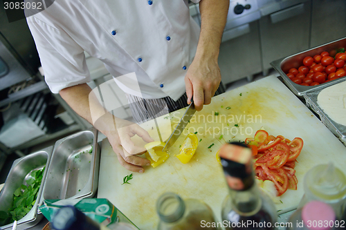 Image of chef preparing food