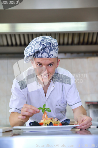 Image of chef preparing food