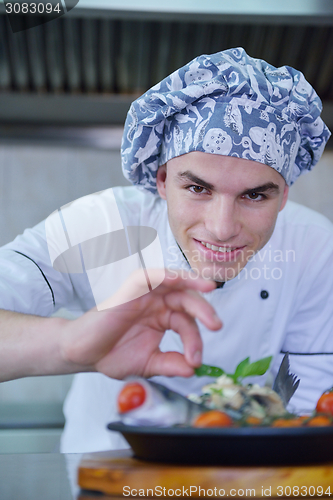 Image of chef preparing food