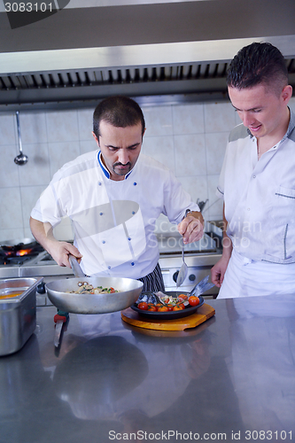 Image of chef preparing food