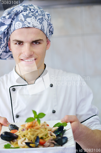 Image of chef preparing food