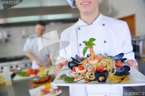 Image of chef preparing food