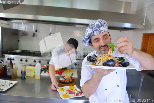 Image of chef preparing food