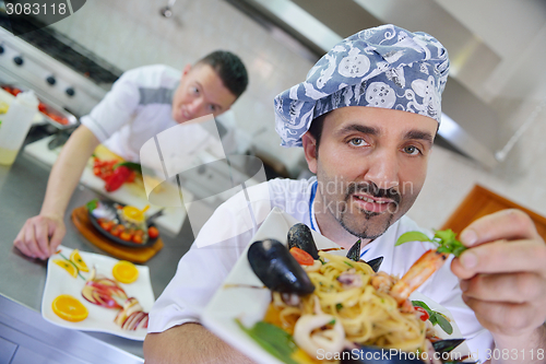 Image of chef preparing food