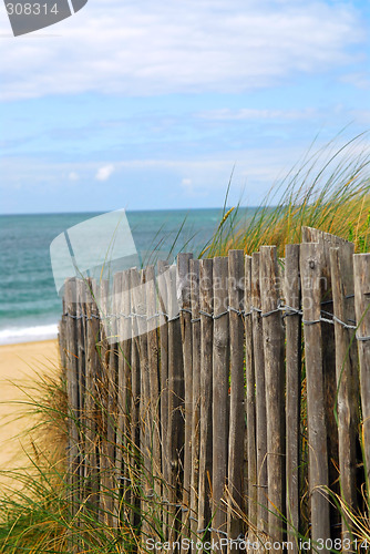 Image of Beach fence