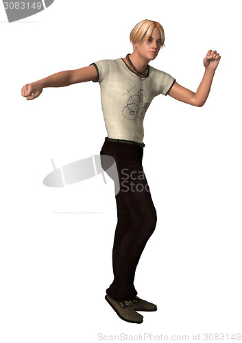 Image of Dancing Teenager Boy