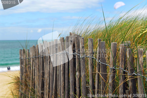 Image of Beach fence