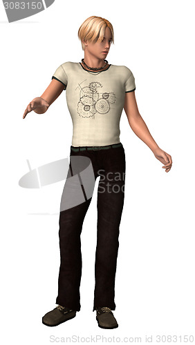 Image of Dancing Teenager Boy