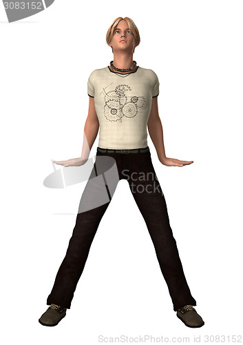 Image of Dancing Teenager Boy