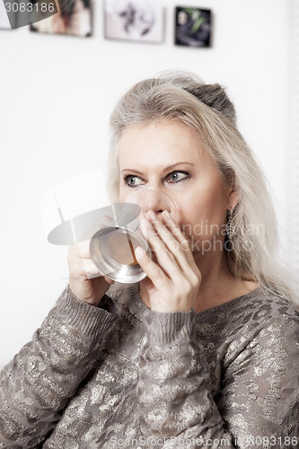 Image of woman and tea