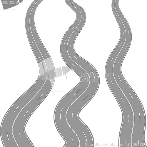 Image of winding roads