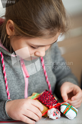 Image of Making Ukrainian national doll (motanka)
