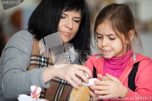 Image of Making Ukrainian national doll (motanka)