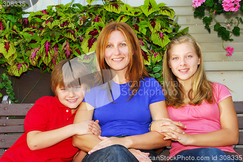 Image of Family at their house