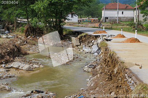 Image of River after flooding