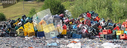 Image of Scrap yard plastic