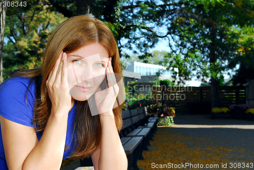 Image of Woman with headache