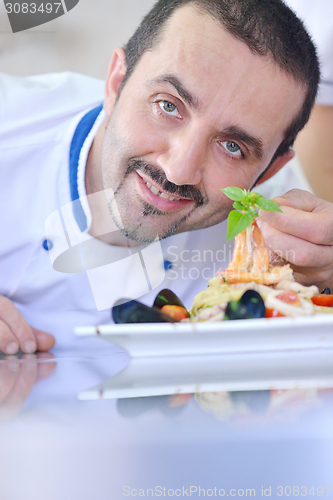 Image of chef preparing food