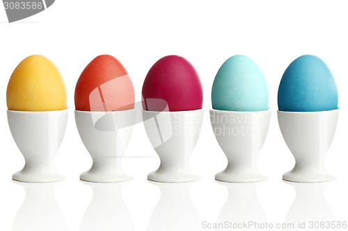 Image of Colored Easter eggs 