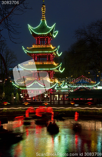 Image of Christmas at the Tivoli in Copenhagen