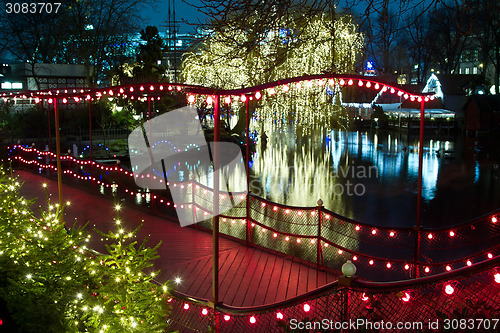 Image of Christmas at the Tivoli in Copenhagen