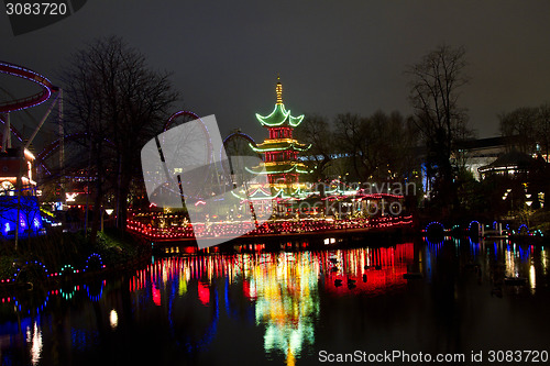 Image of Christmas at the Tivoli in Copenhagen