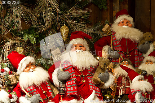Image of Shops at Christmas at the Tivoli in Copenhagen