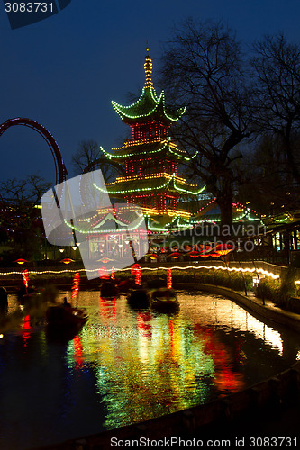 Image of Christmas at the Tivoli in Copenhagen