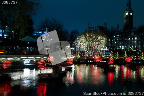 Image of Christmas at the Tivoli in Copenhagen